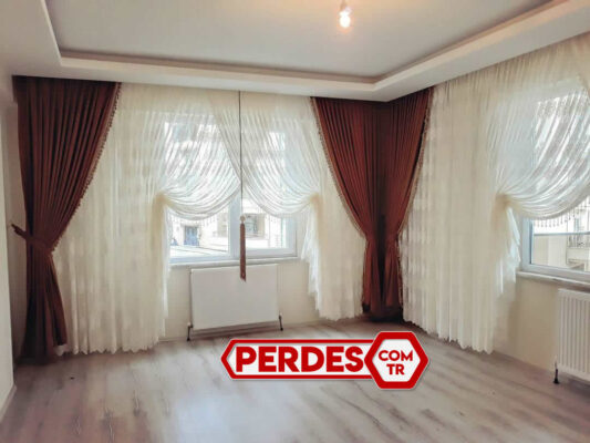 İndirimli Kruvaze Perde Model Satışı - Görsel 6