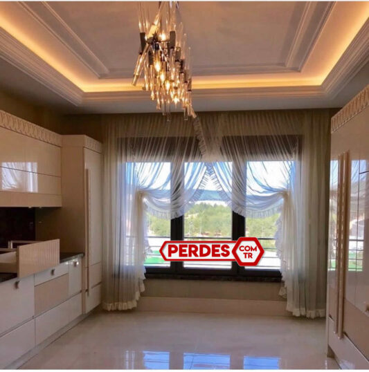 Modern ve Klasik Kruvaze Mekanizmalı Perde Modelleri - Görsel 5