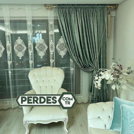 İran Desenli Yepyeni Kort Perde Modelleri - Görsel 5