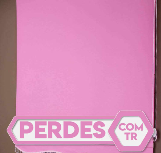 Pembe Renk Stor Perde - Görsel 5