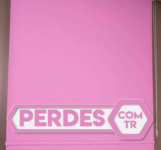 Pembe Renk Stor Perde - Görsel 3