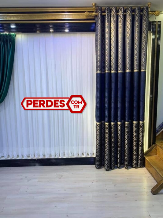 Orta Desenli PANO Fon Perde Modelleri - Görsel 2