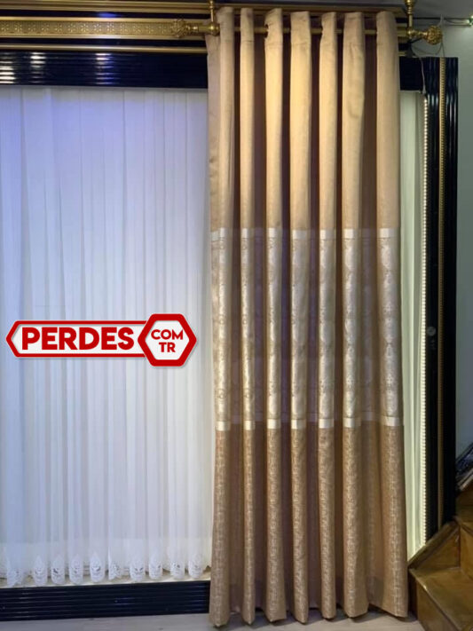 Orta Desenli PANO Fon Perde Modelleri - Görsel 5