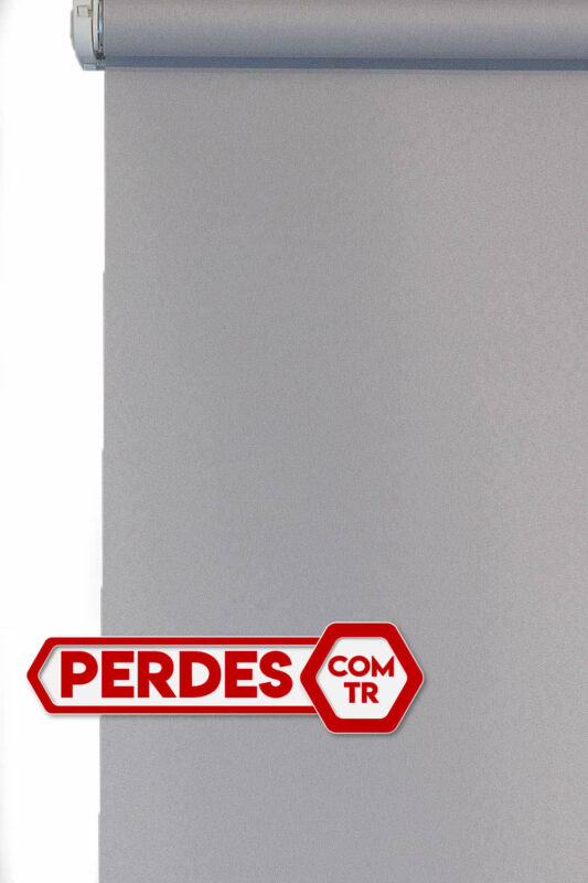 Gri Renk Stor Perde - Görsel 2