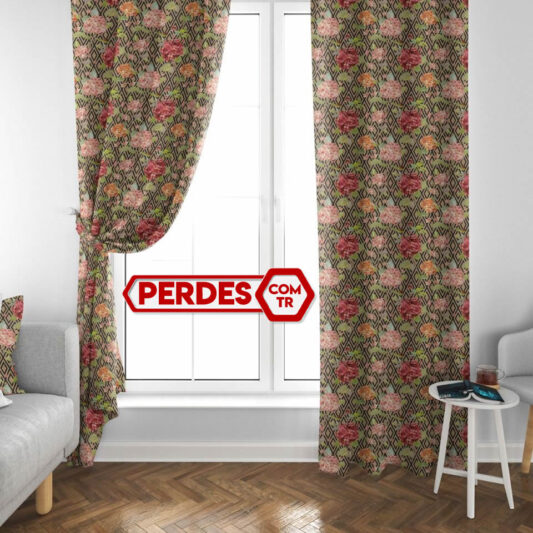 Profesyonel Baskı Özel Desenli Fon Perde Modelleri - Görsel 4