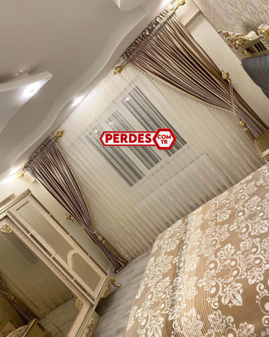 Eteği Dantelli KORT Tül Perde - Görsel 5