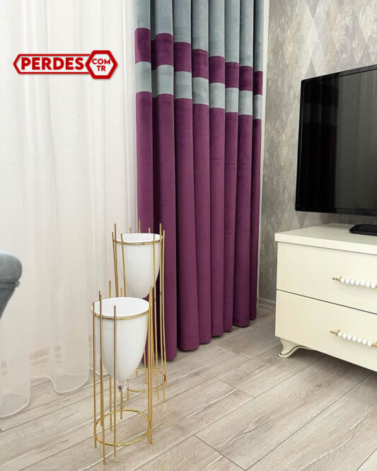 Suit Kumaş Gülkurusu Gri Pano Fon - Görsel 2
