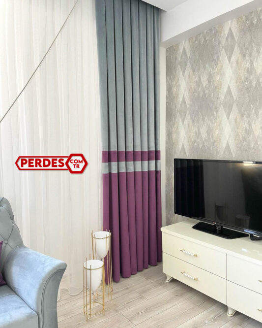 Suit Kumaş Gülkurusu Gri Pano Fon - Görsel 3