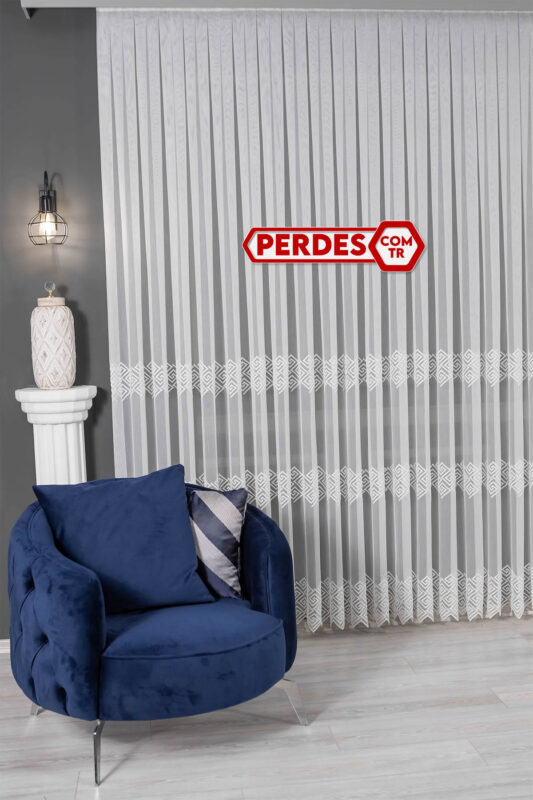 3 Desenli Göz Model Tül Perde - Görsel 3