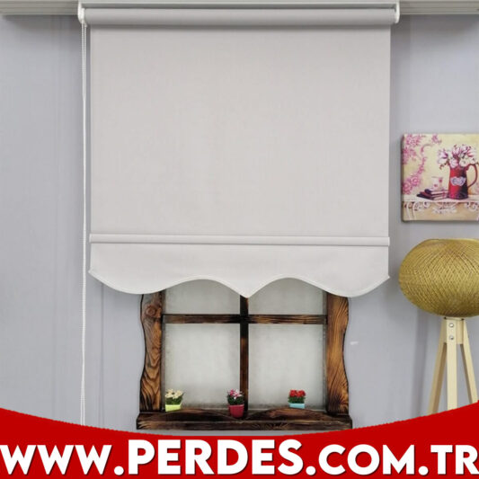 MAT Stor Perde Açık Gri Renk