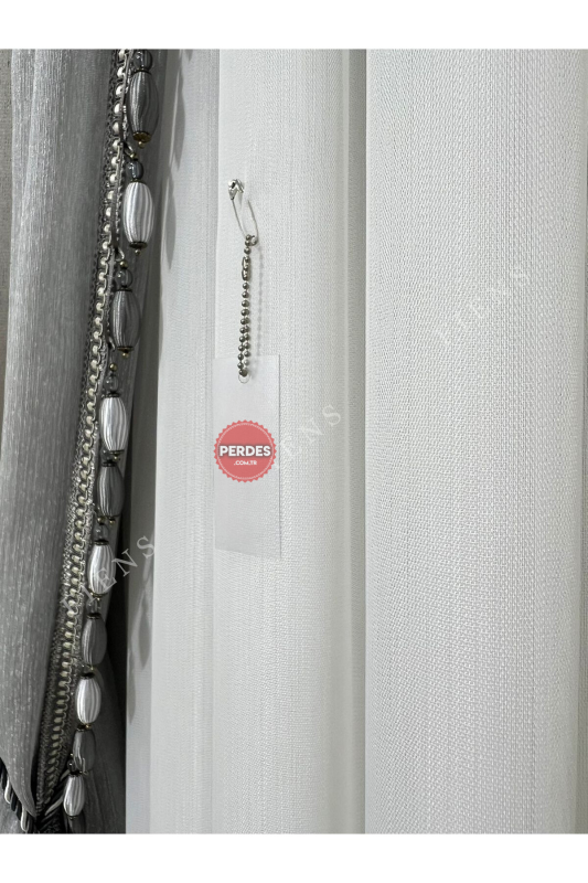Soft Bambu Tül Perde Ağır Gramajlı - Görsel 4