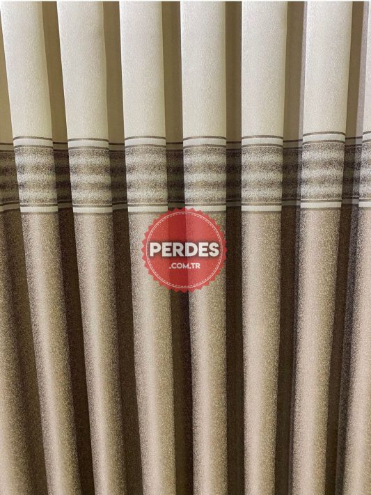 Krem Fon Perde Modelleri - Görsel 8