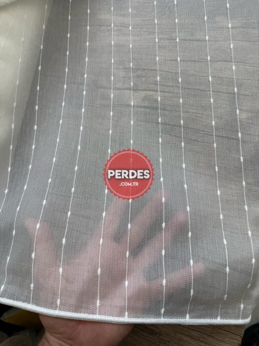 2025 Model Keten Zemin Perde Sık Pile Dikim - Görsel 3