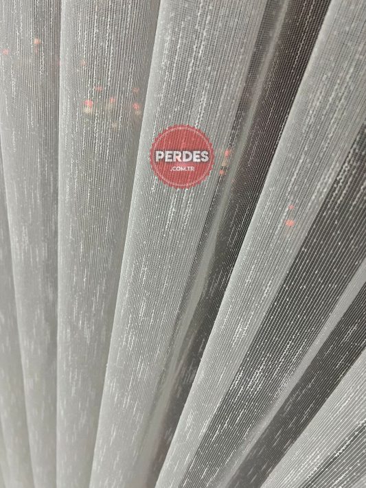 Keten Şantuk Tül Perde - Görsel 6