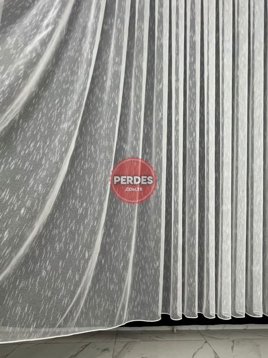 Keten Şantuk Tül Perde - Görsel 8