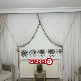 Kruvaze Perde Simsiz Bambu