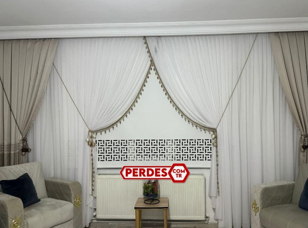 Kruvaze Perde Simsiz Bambu