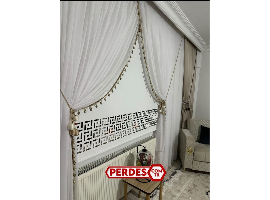 Kruvaze Perde Simsiz Bambu - Görsel 4